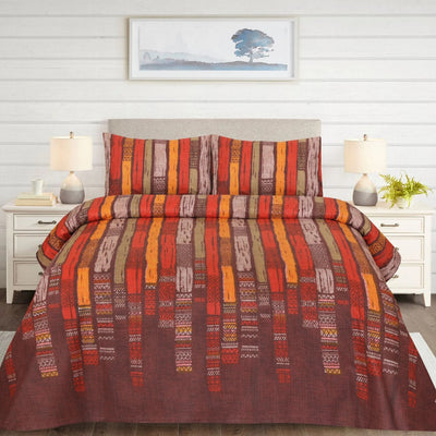 BRICK BEDSHEET SET - 3 PCS (PREMIUM)