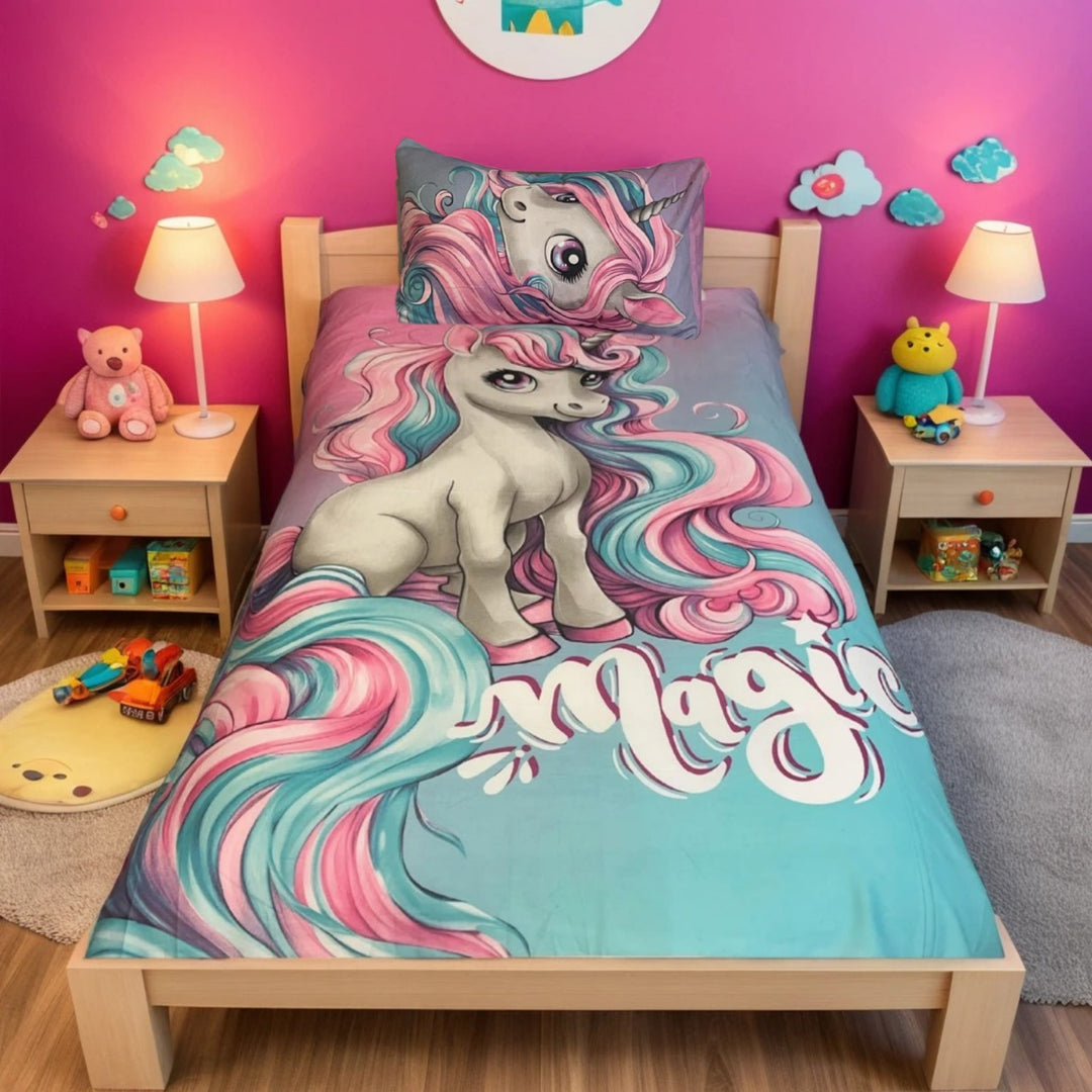 MAGIC UNICORN - Kids BEDSHEET SET