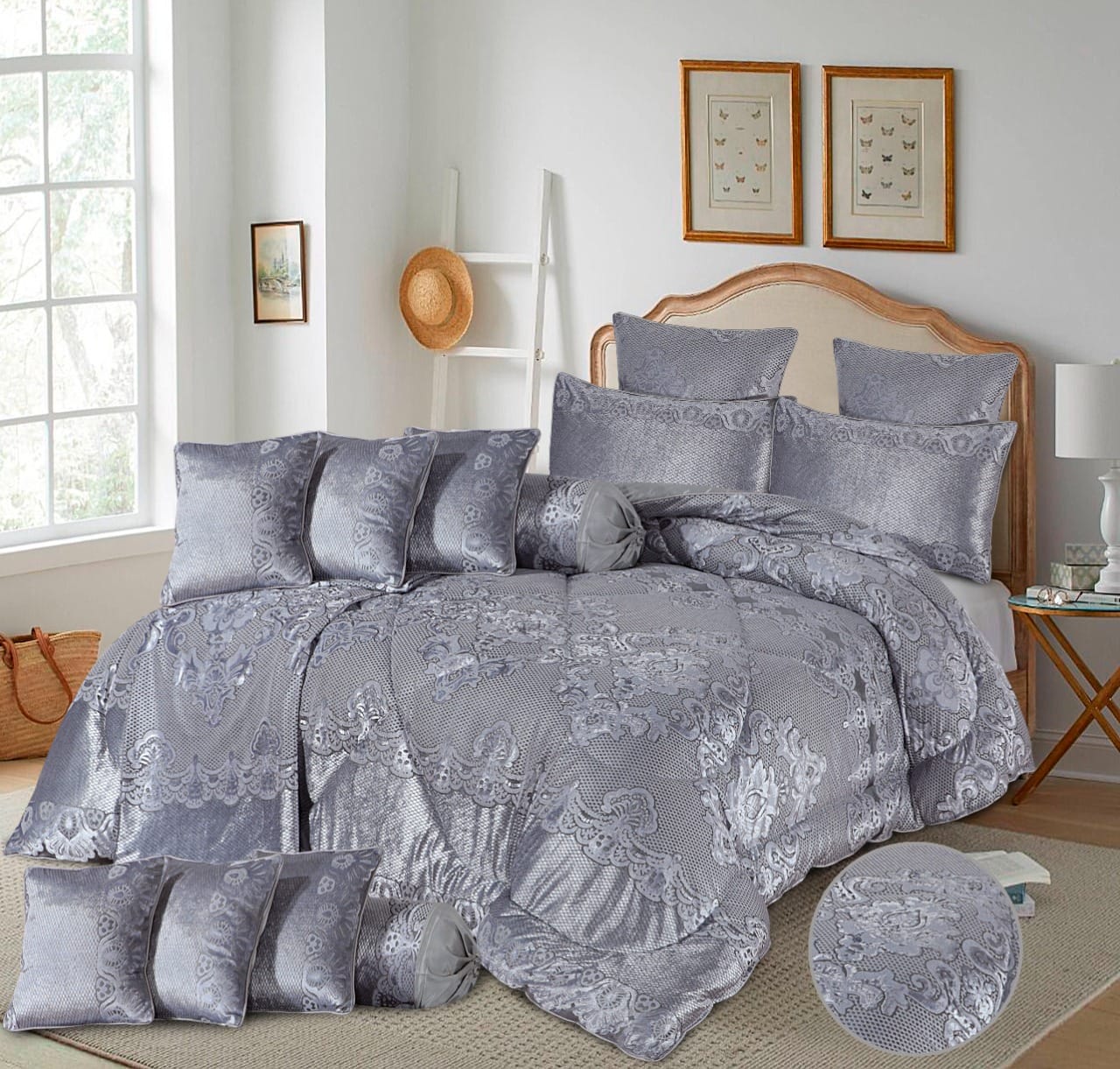 BRONX COMFORTER SET - 14 PCS