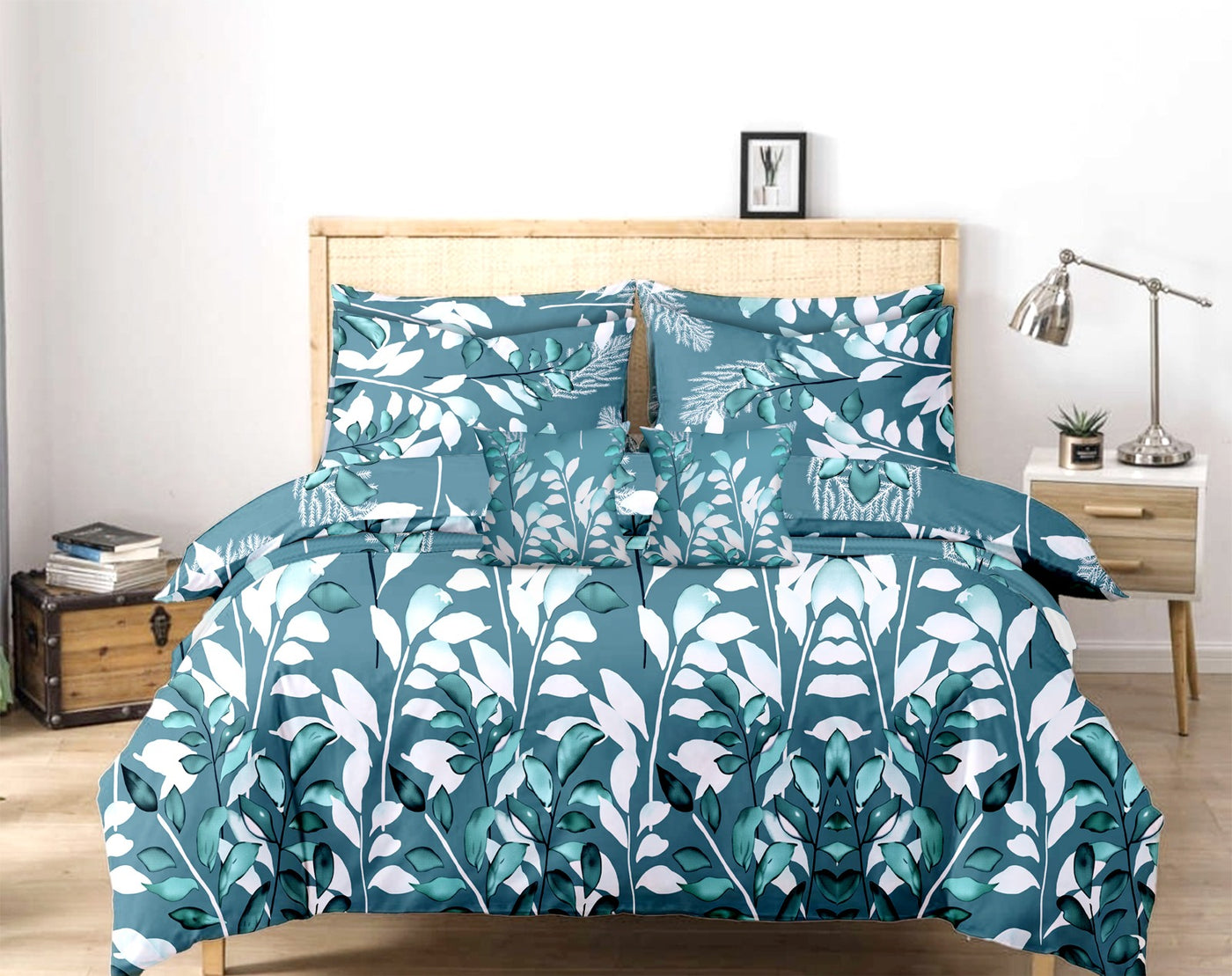 BLUE ZURIC DUVET COVERS  SET - 8 PCS (PREMIUM)