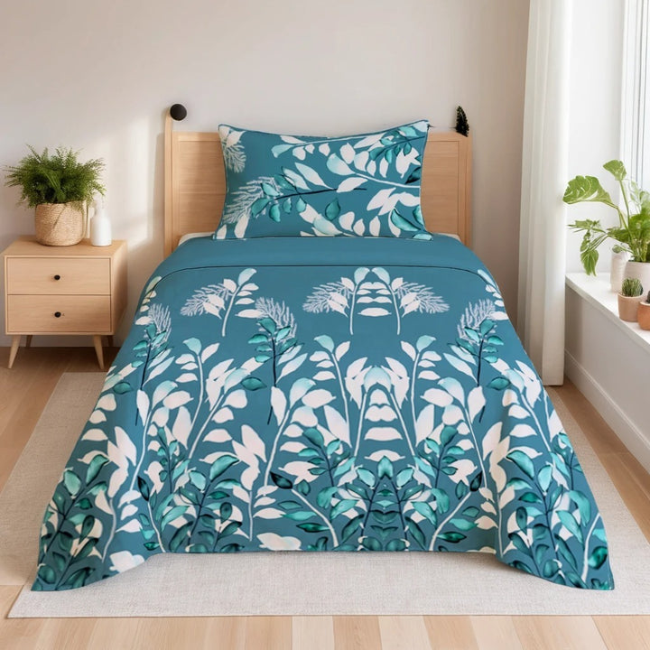 BLUE ZURIC SINGLE BEDSHEET SET