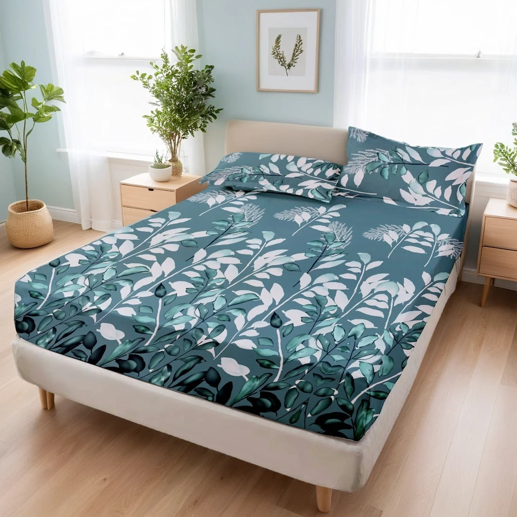 BLUE ZURIC FITTED SHEET - (PREMIUM)