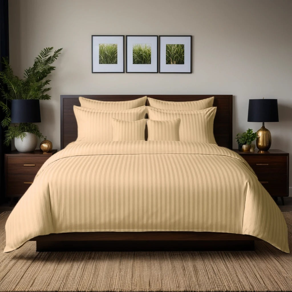 SKIN stripe summer comforter set-8 pcs