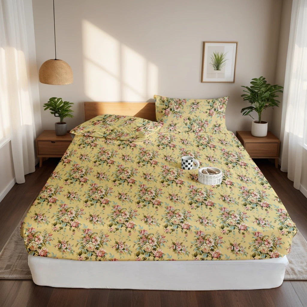 willa fitted sheet - (premium)