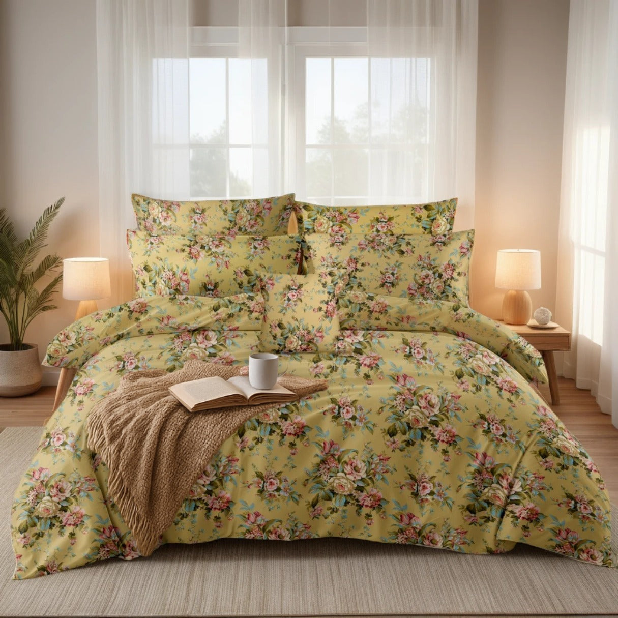 WILLA SUMMER COMFORTER SET- 7 PCS
