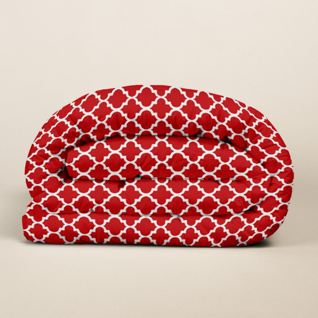 RED PENDORA RAZAI SET - 7 PCS