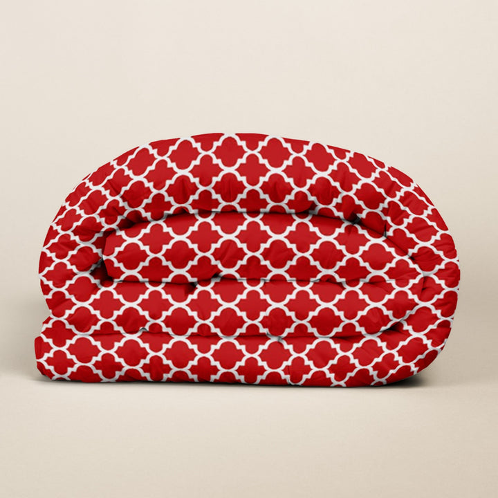 RED PENDORA RAZAI SET - 7 PCS