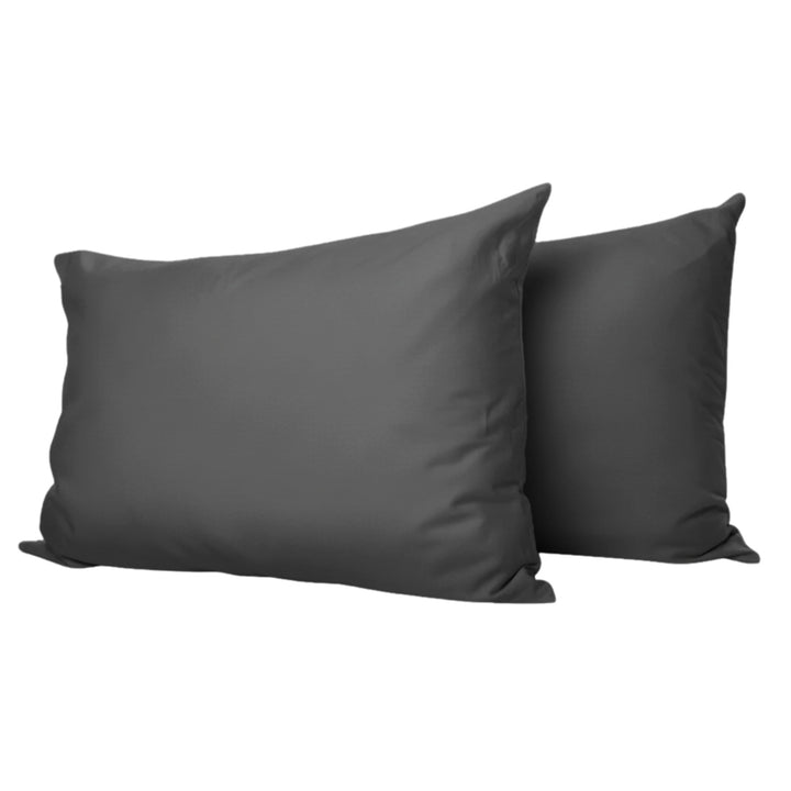 GREY DYED PILLOW COVERS