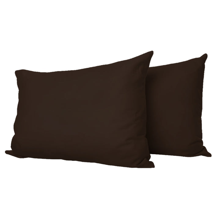 CHOCO DYED PILLOW COVERS
