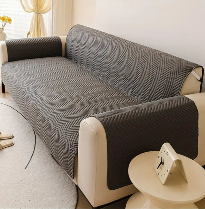 MATE GREY ULTRASONIC SOFA COVER