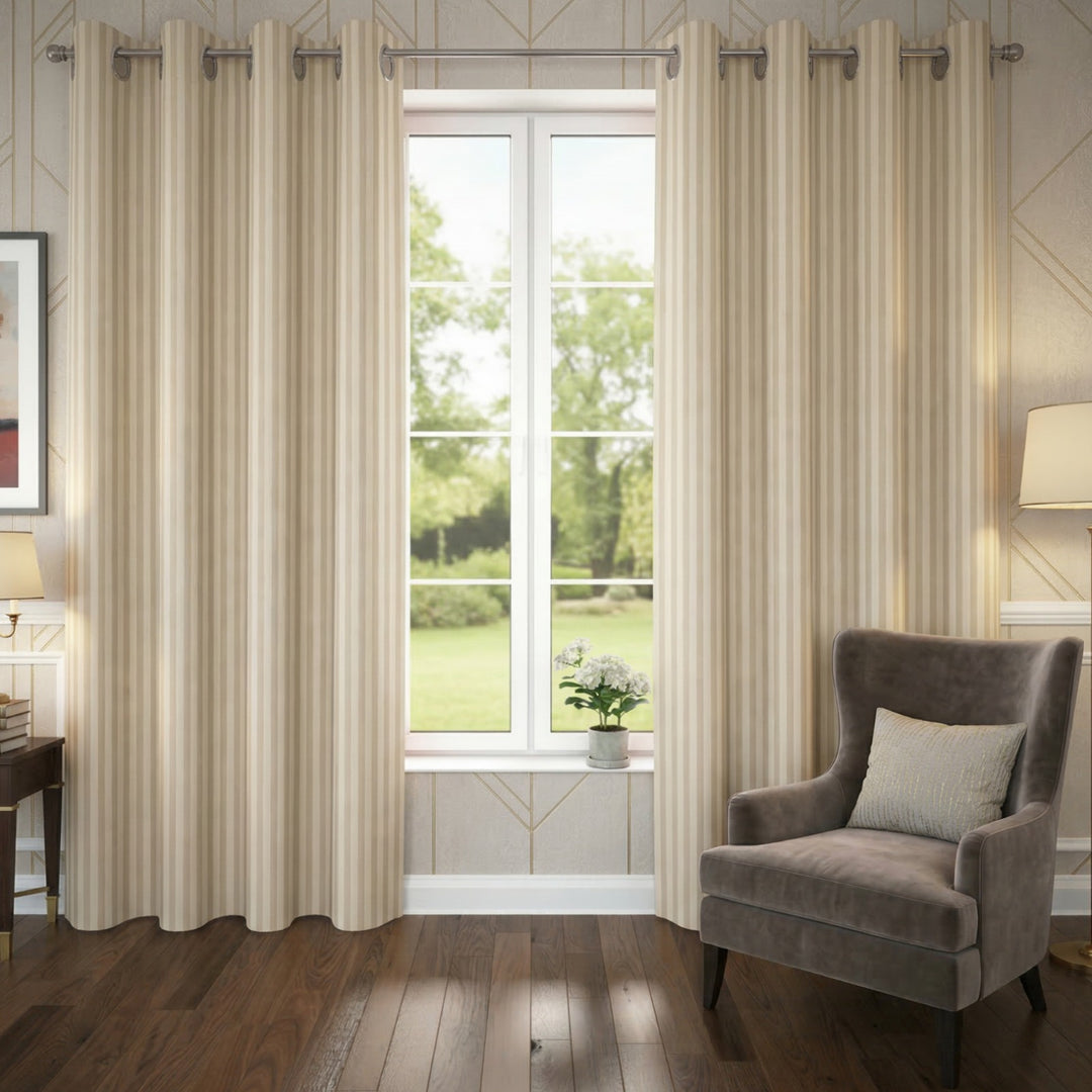 IVORY WINDOW CURTAINS