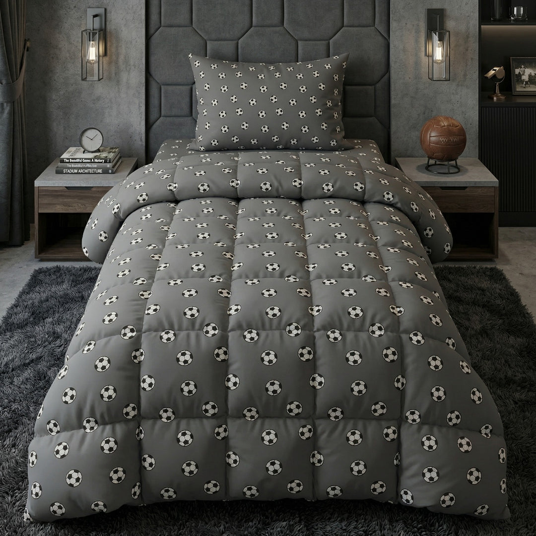 GREY BALL KIDS Comforter Set- 3 Pcs