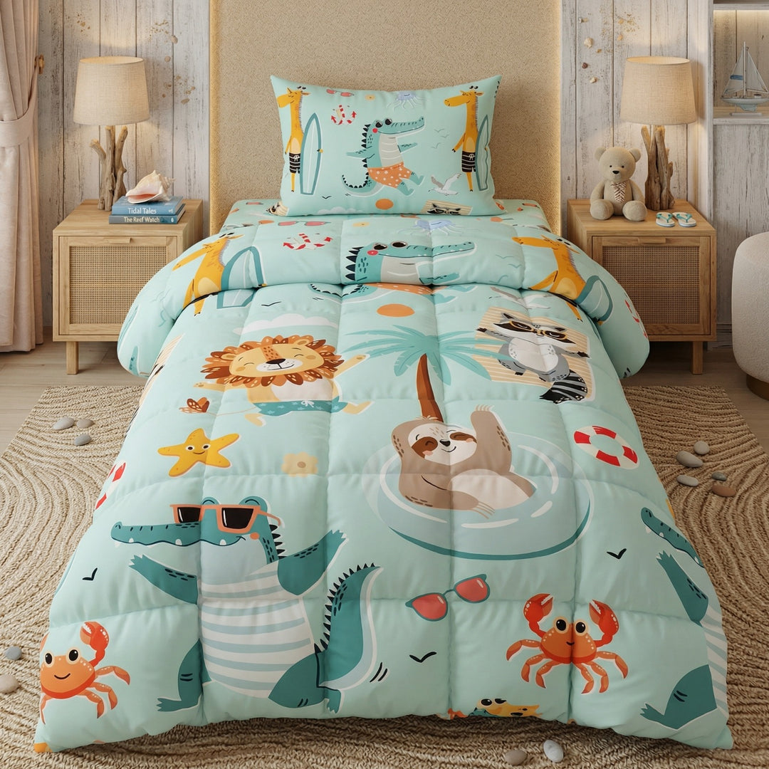 ZOO KIDS Comforter Set- 3 Pcs