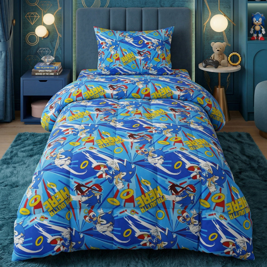 SONIC KIDS Comforter Set- 3 Pcs