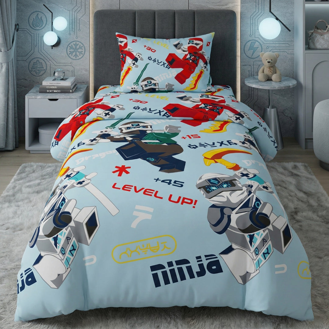 NINJA KIDS BEDSHEET Set- 2 Pcs