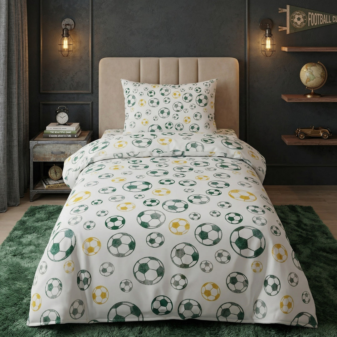 GREEN BALL -KIDS BEDSHEET SET