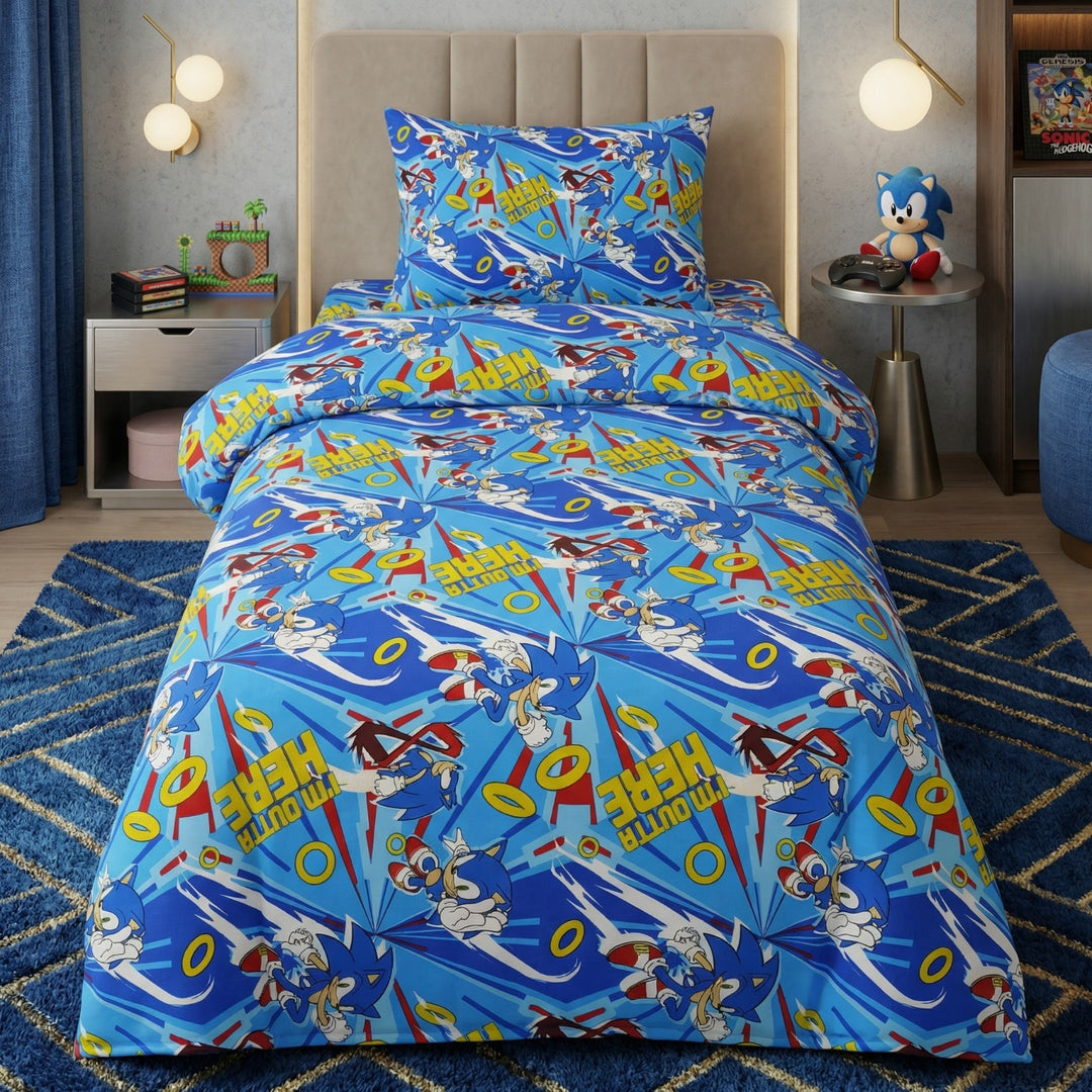 SONIC   -KIDS BEDSHEET SET