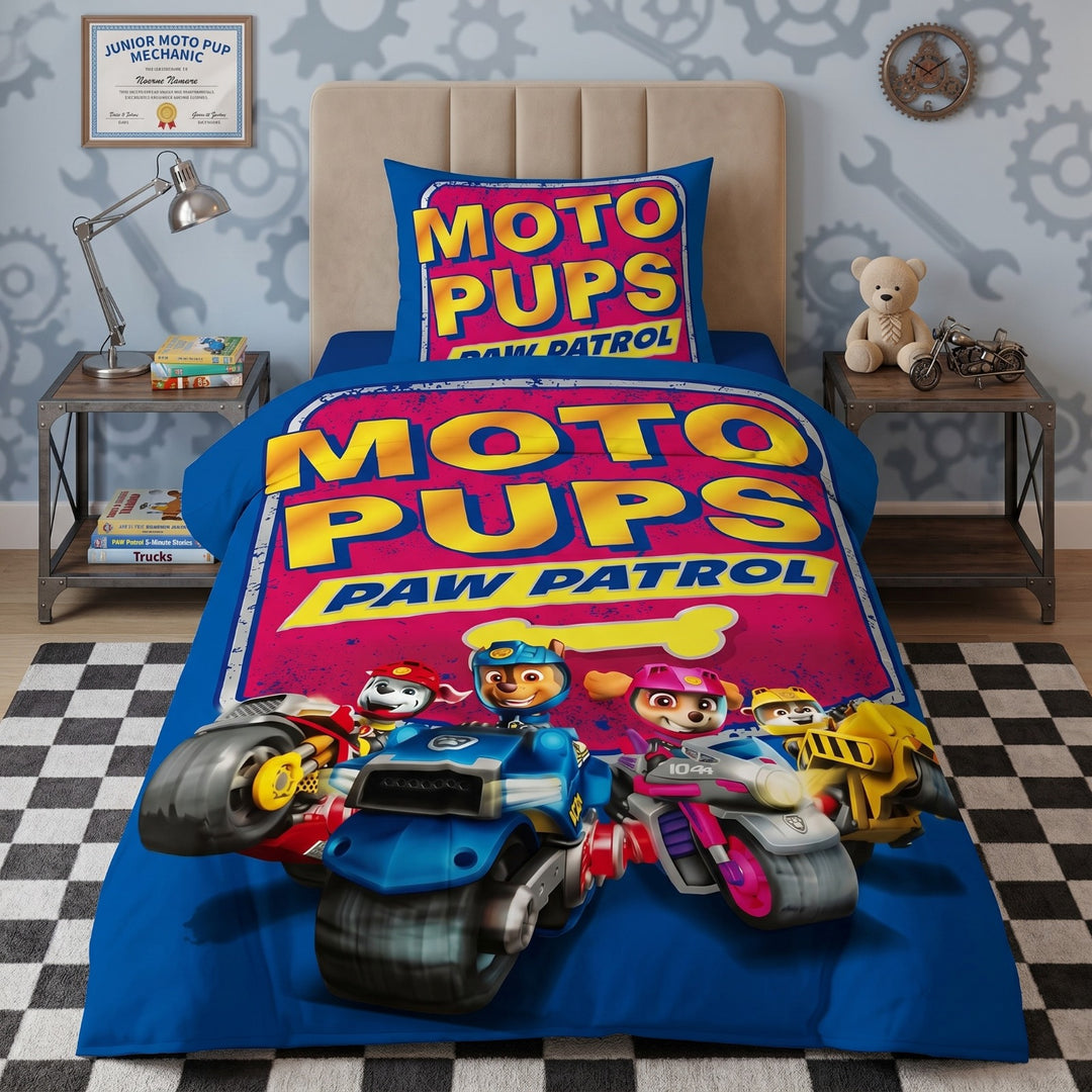 MOTO PUPS  - Kids BEDSHEET SET