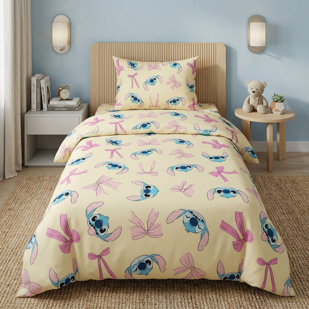 STITCH PINK -KIDS BEDSHEET SET