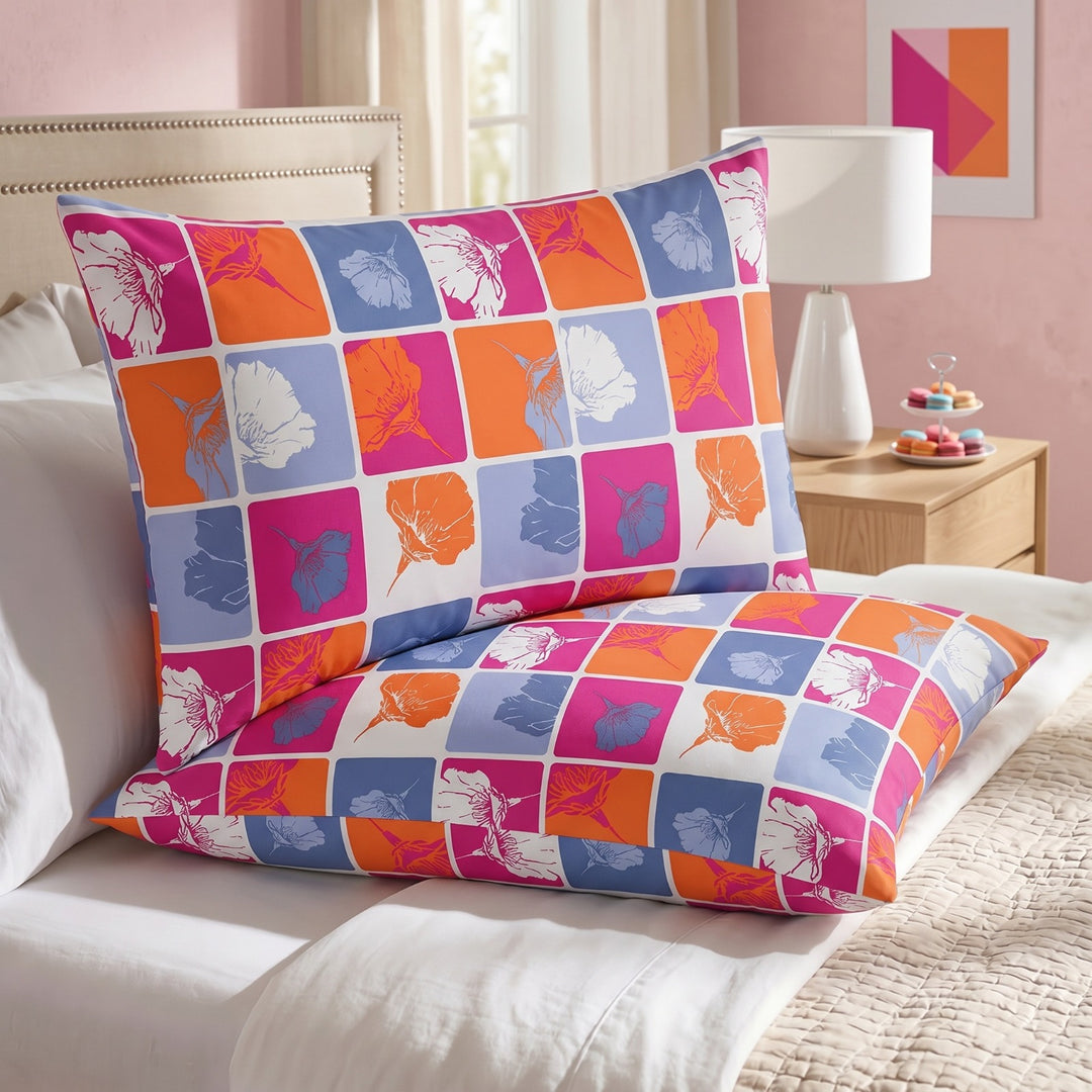 NEWRARA  PILLOW COVERS (PACK OF 2)