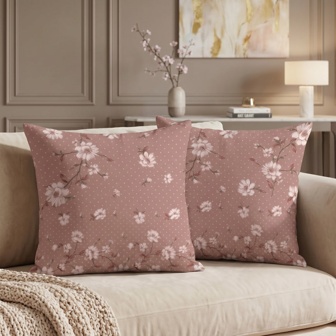 ROSE WARWICK CUSHION COVER (PACK OF 2)