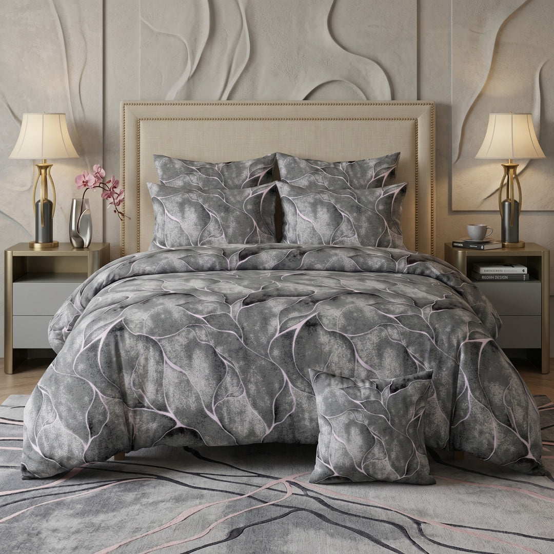 MARBLE  Comforter Set- 7 Pcs