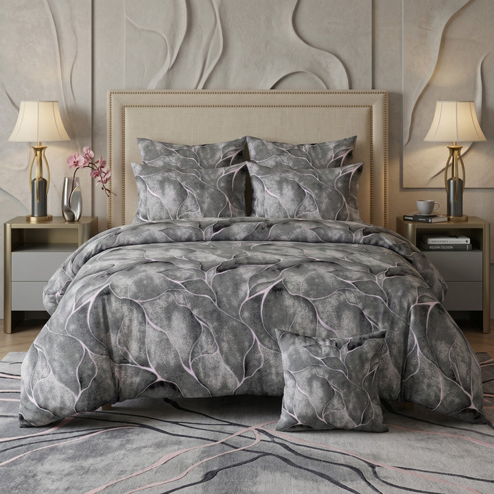MARBLE  Comforter Set- 7 Pcs
