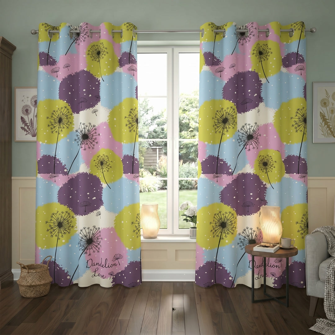 DANDELION WINDOW CURTAINS