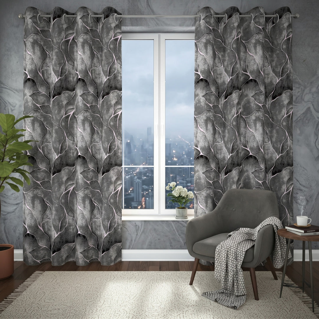MARBLE  WINDOW CURTAINS