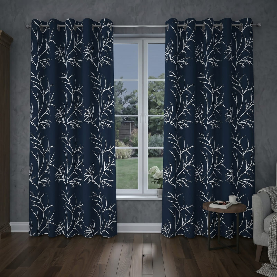 GREY BUNCH WINDOW CURTAINS