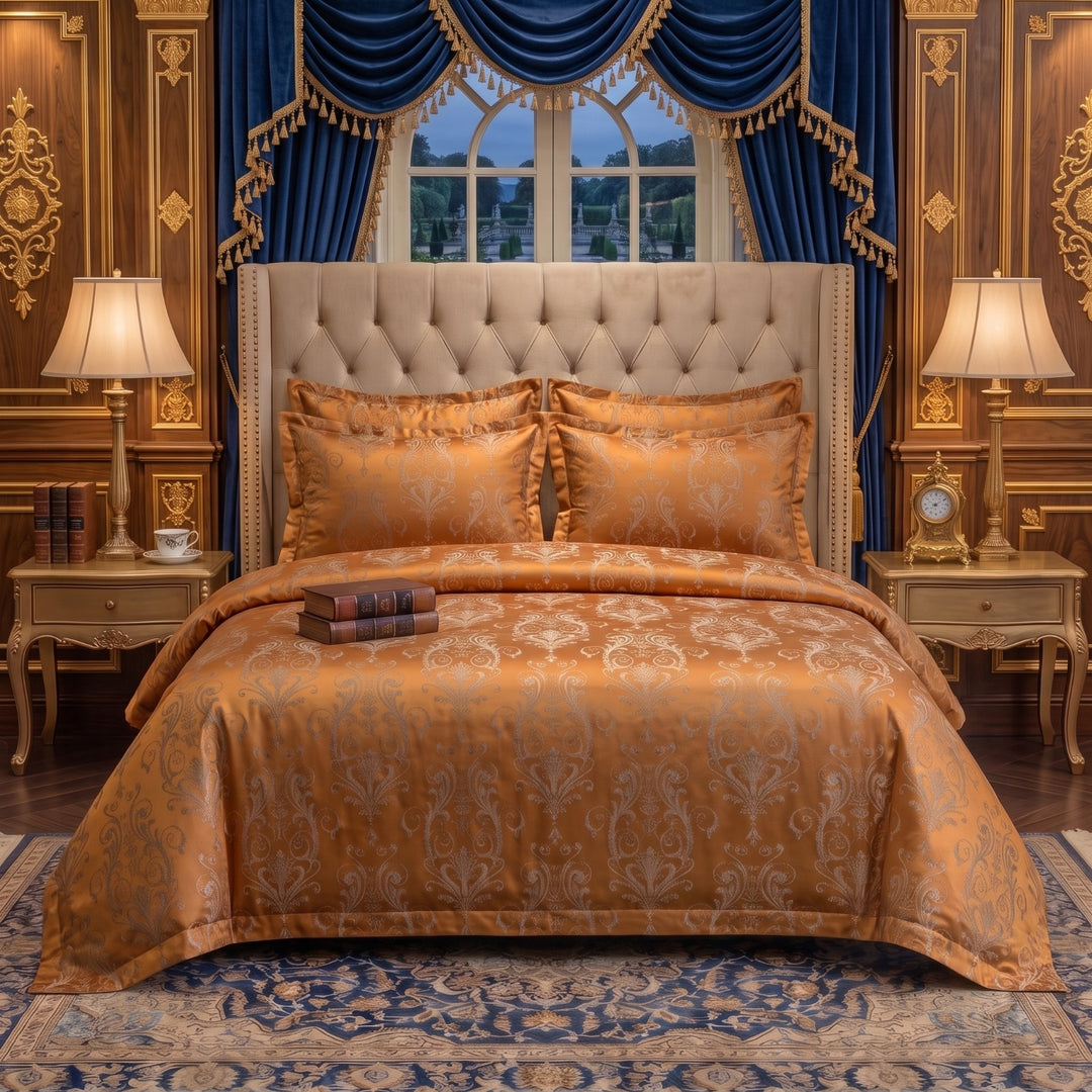 FLOWRE/COPPER VELVET BEDSHEET SET - 5 PCS