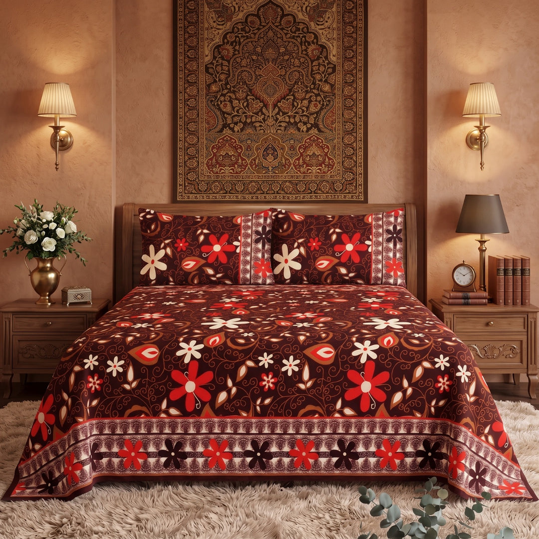 TAWNY BEDSHEET SET - 3 PCS (PREMIUM)