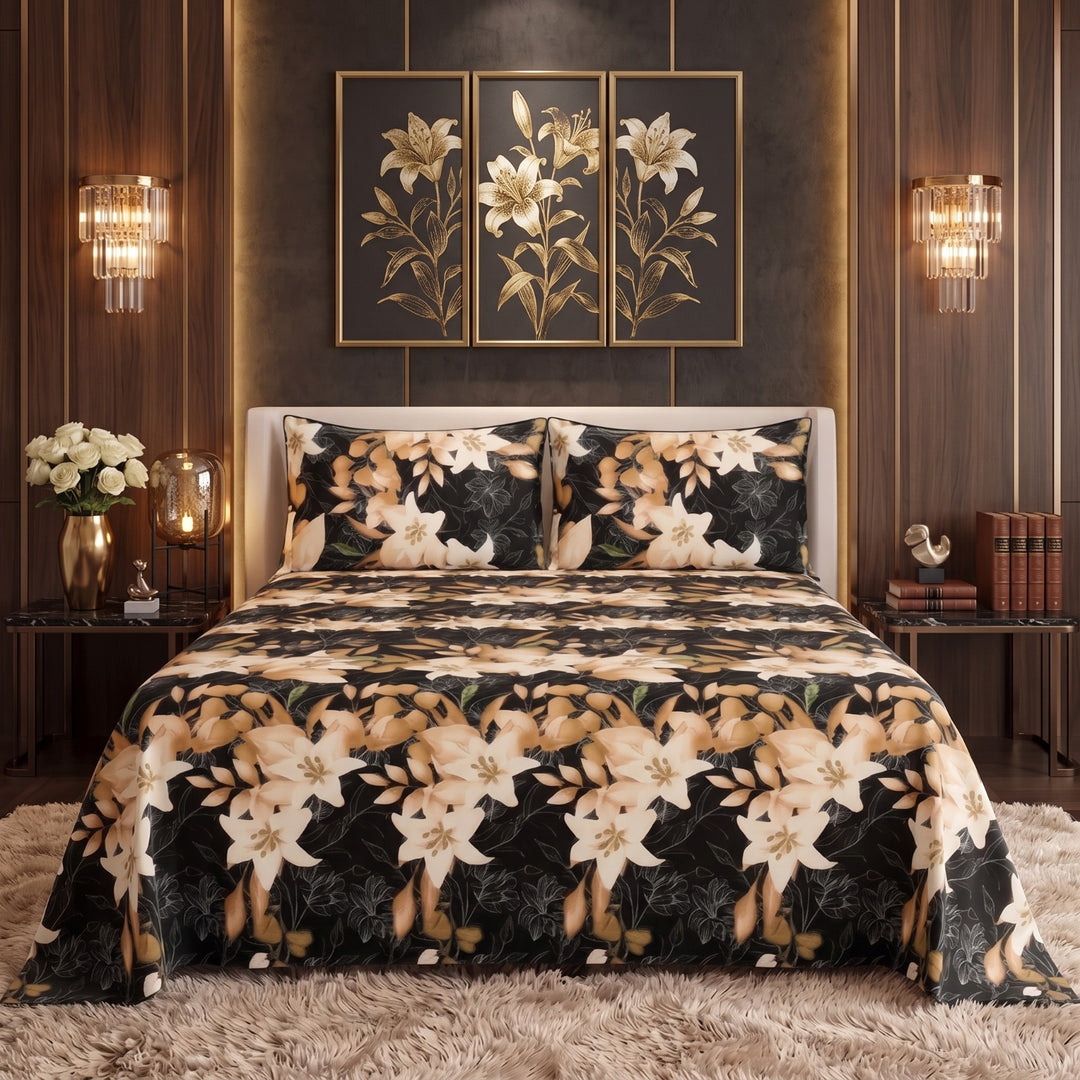 floro bedsheet set - 3 pcs
