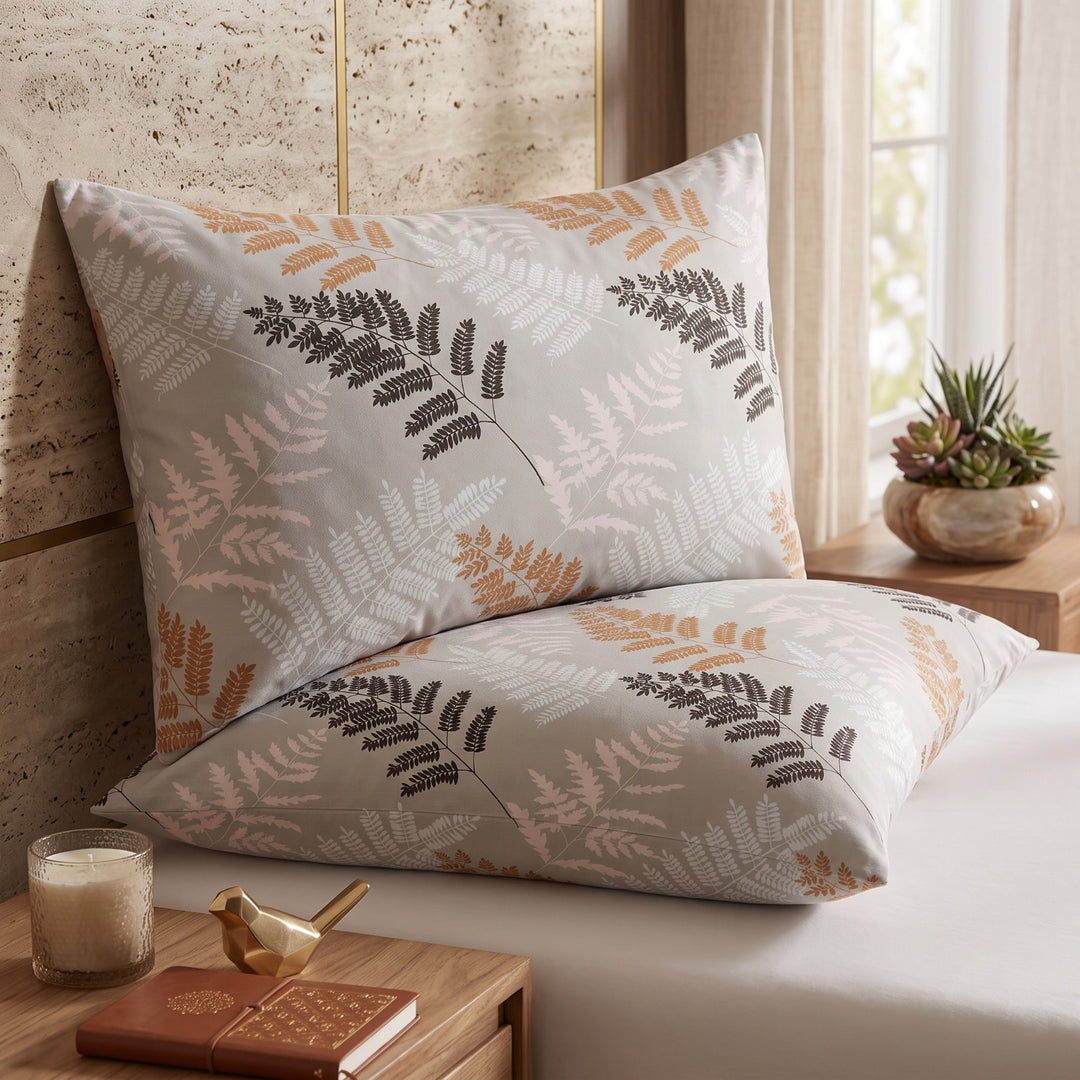 FERN LEAF PILLOW COVERS (PACK OF 2)