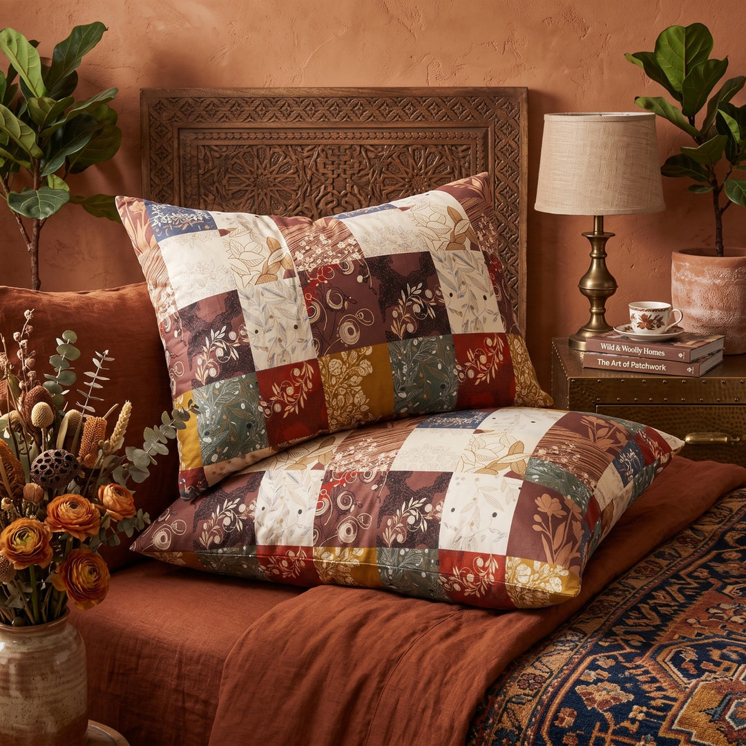 WOOD LAND  PILLOW COVERS (PACK OF 2)