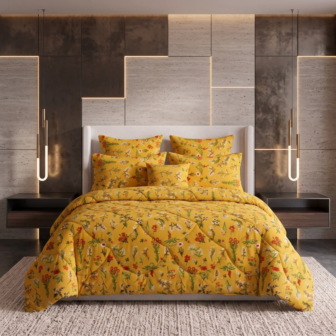 PANSY Comforter Set- 7 Pcs