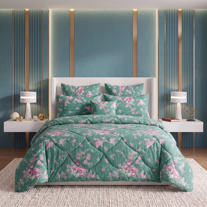 MANDORA Comforter Set- 7 Pcs