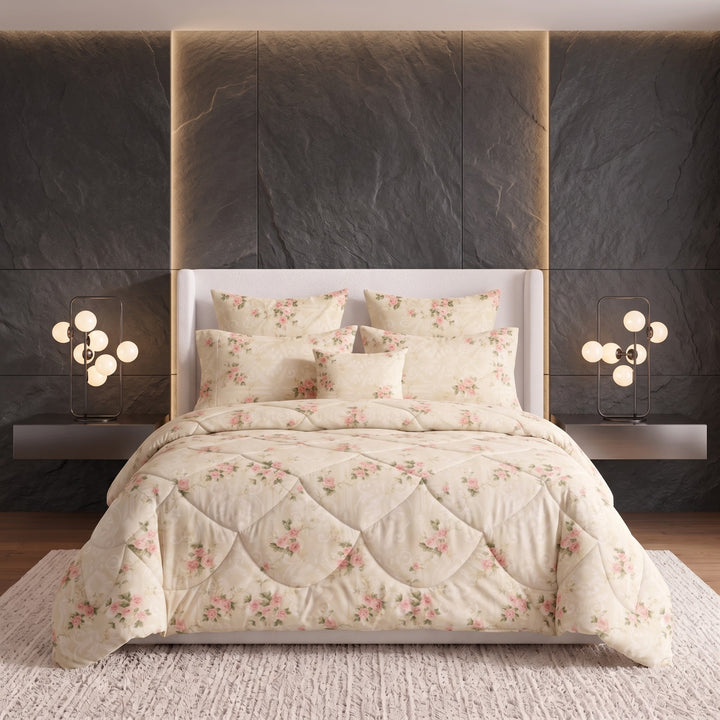 ZIGMA Comforter Set- 7 Pcs