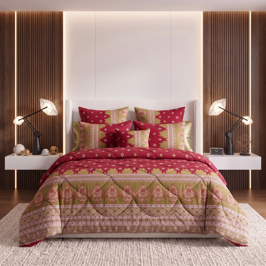 ZOEY Comforter Set- 7 Pcs
