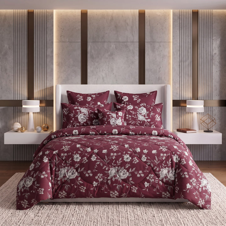 WALDORA Comforter Set- 7 Pcs