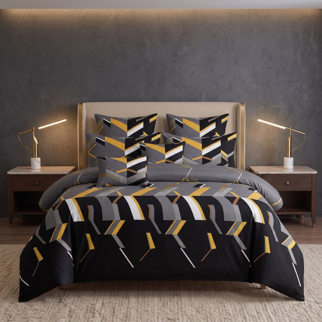 POLYGON DUVET COVERS  SET - 8 PCS (PREMIUM)