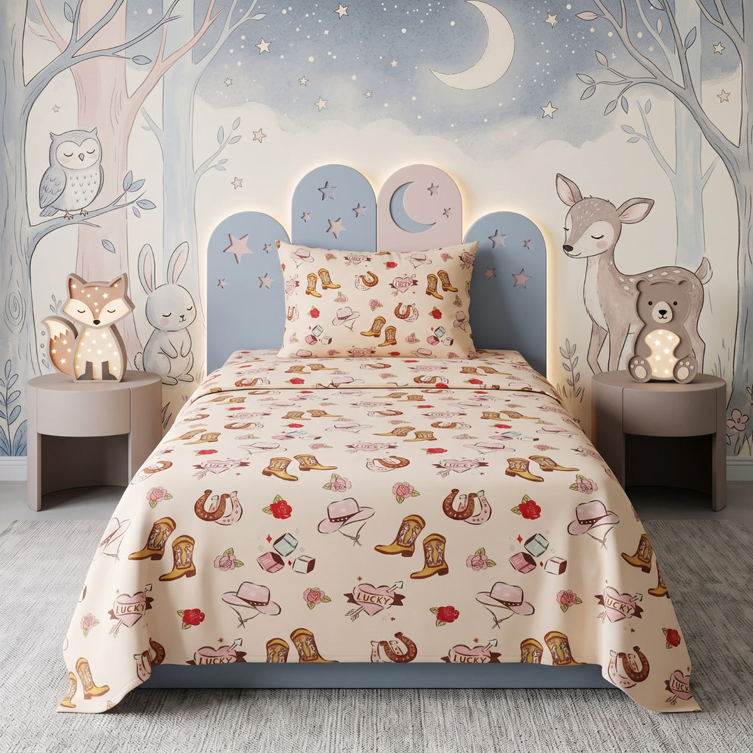 CAP SHOE-KIDS BEDSHEET SET