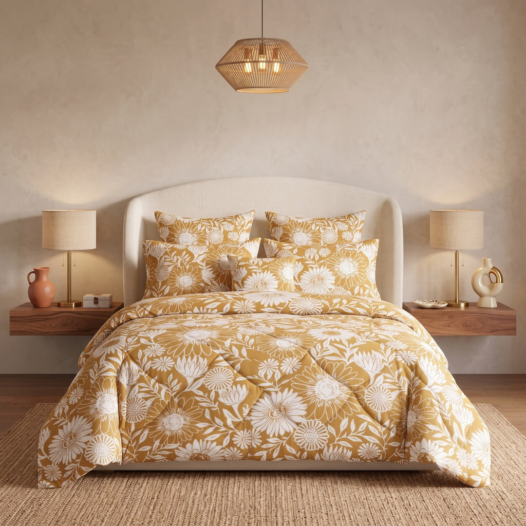 BOOKLYN Comforter Set- 7 Pcs