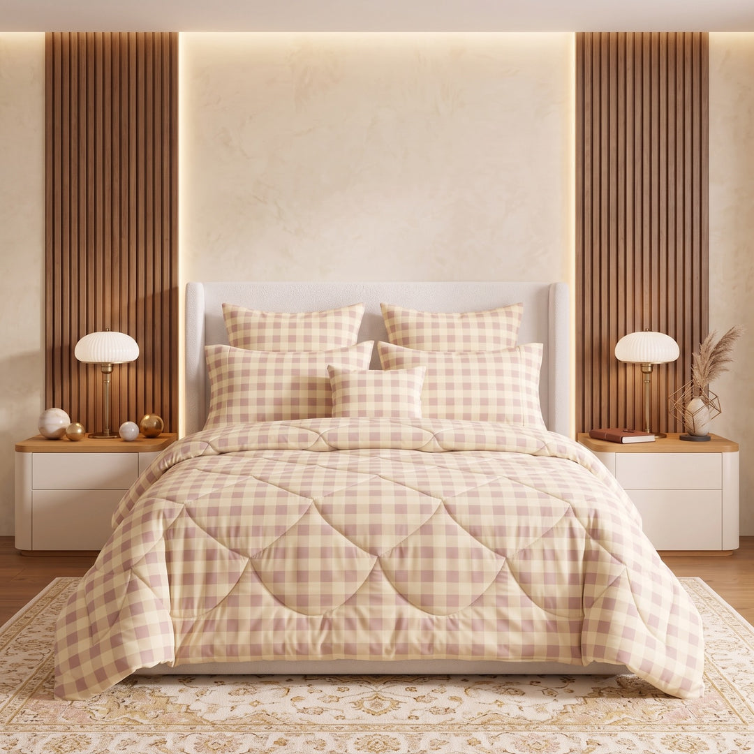 CAPER Comforter Set- 7 Pcs