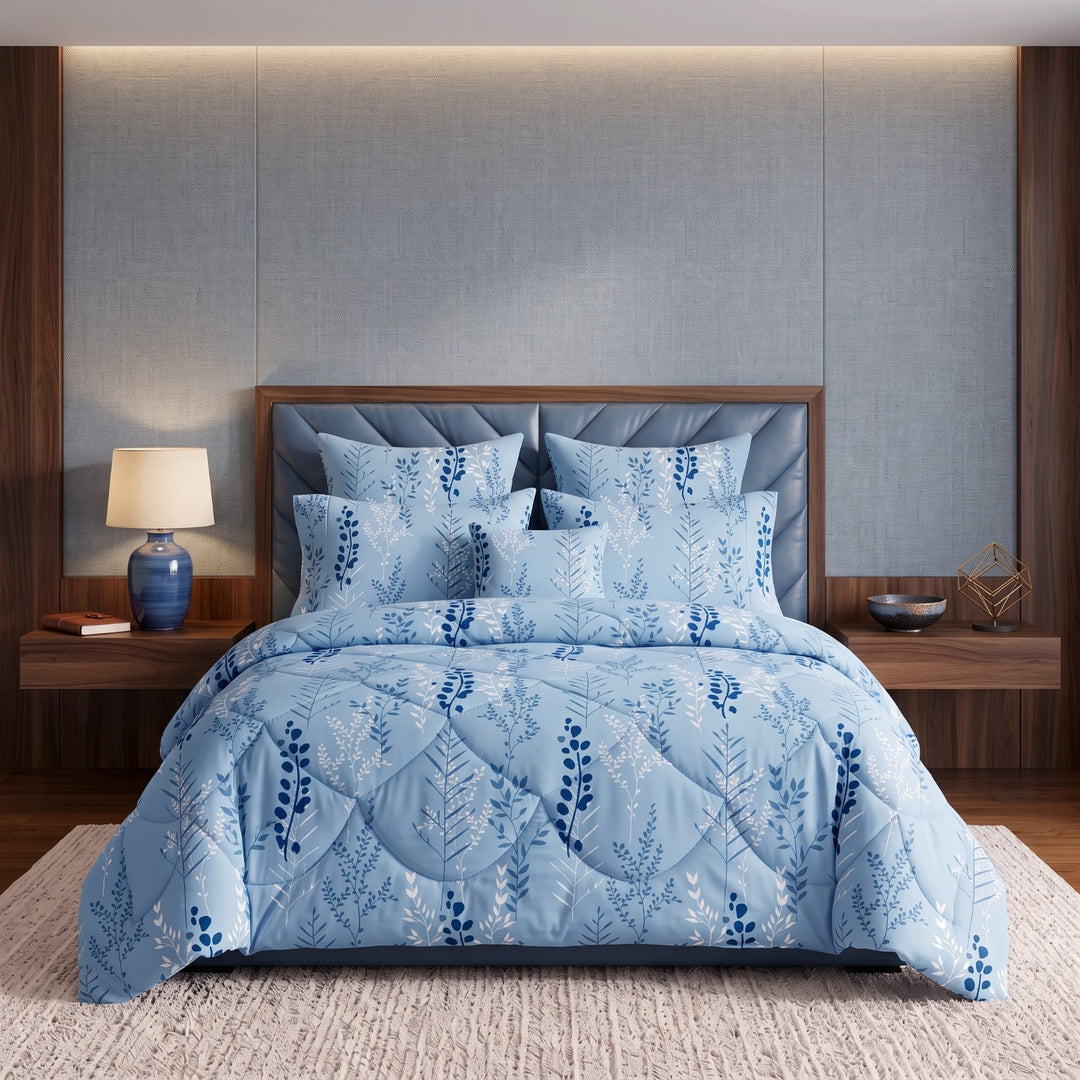 HALIX Comforter Set- 7 Pcs