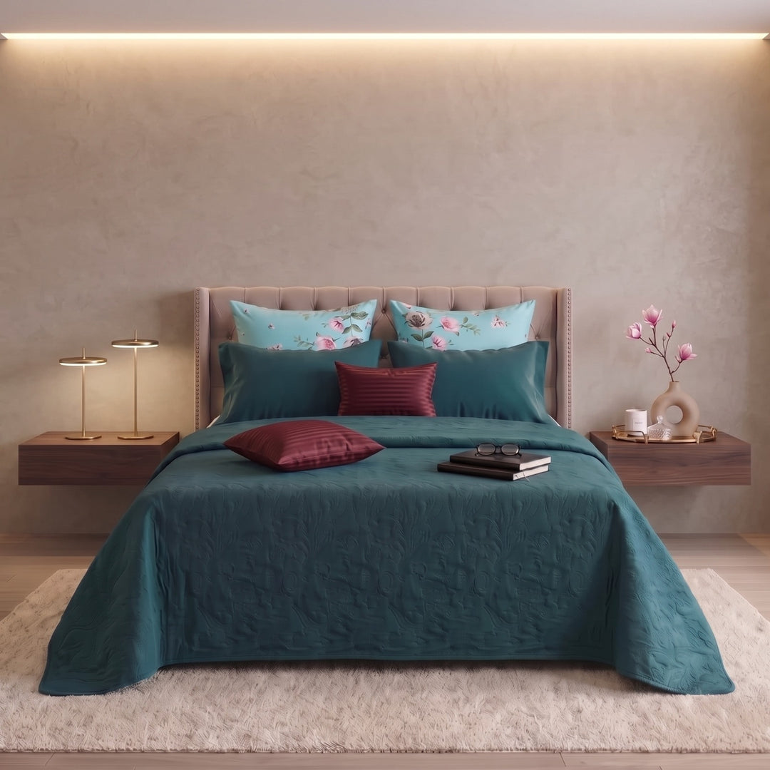 ZINC BLAST Comforter Set- 8 Pcs