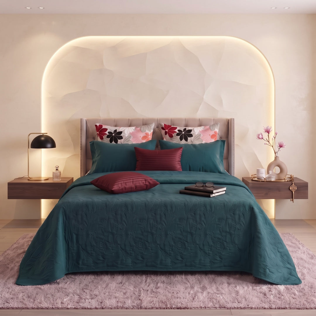 ZINC GORGE Comforter Set- 8 Pcs