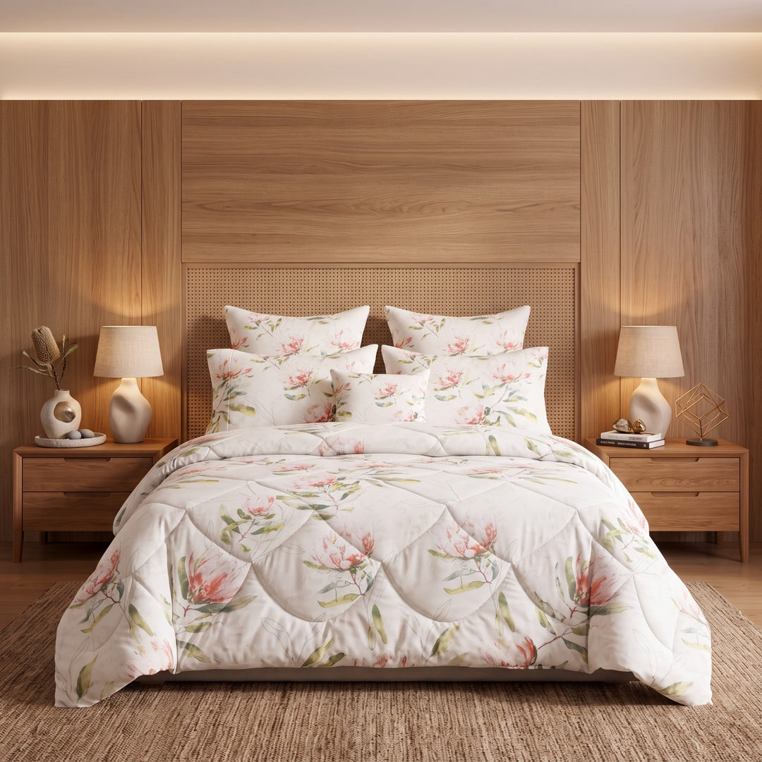 BURGAS Comforter Set- 7 Pcs
