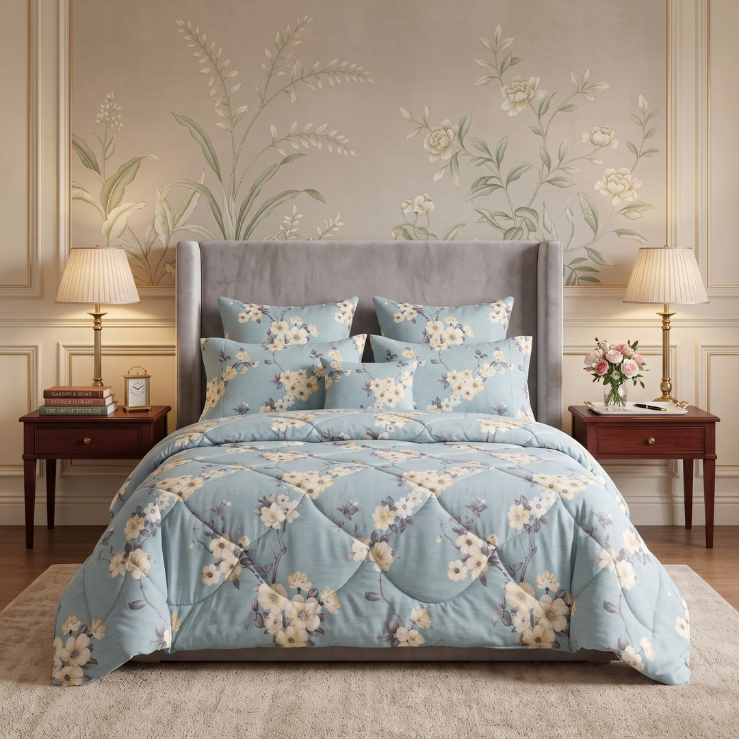 PLEVEN Comforter Set- 7 Pcs