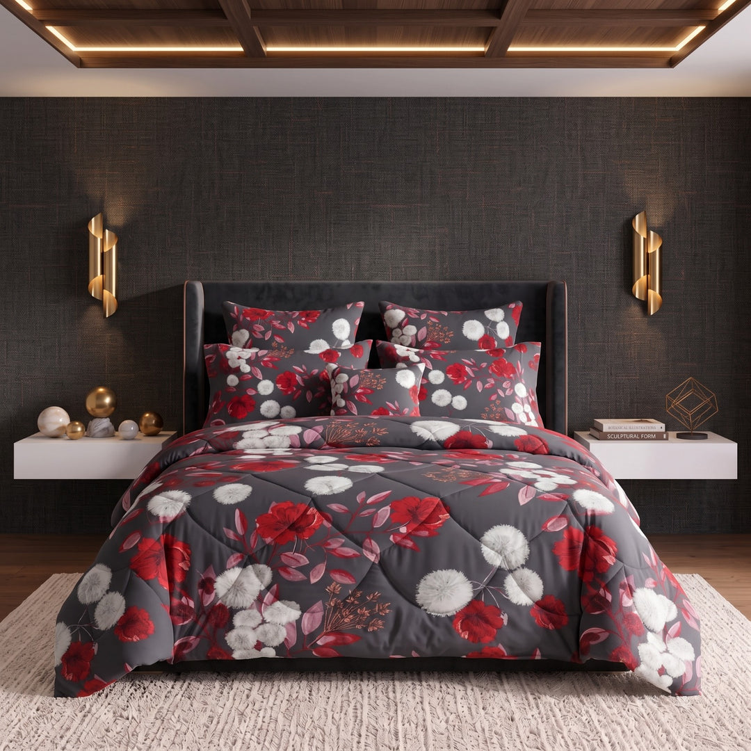 VARNA Comforter Set- 7 Pcs